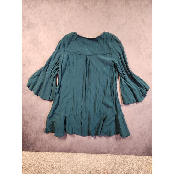 Anthropologie HD In Paris Carissa Dress Womens Size 10 P Bell Sleeve Shift - Picture 8 of 9